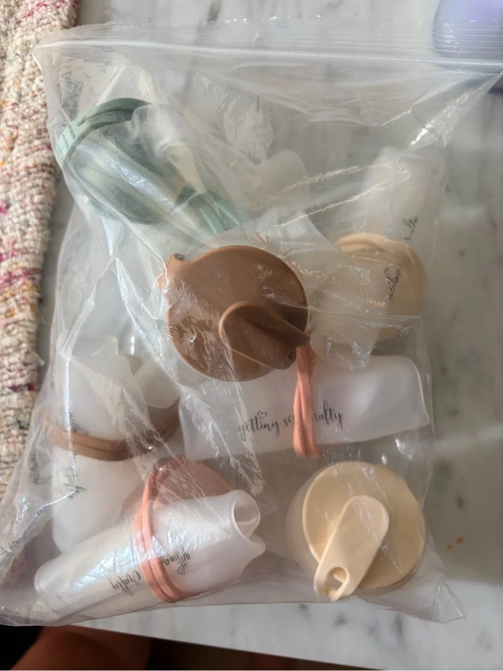 Homemade baby food containers (set of 8)